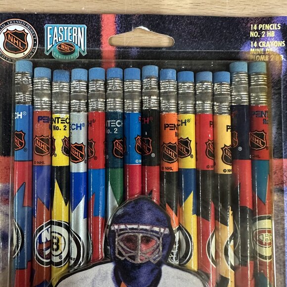 Pentech NHL Pencils 1994 - Western Conference & Eastern Conference - New Sealed! - Picture 3 of 6